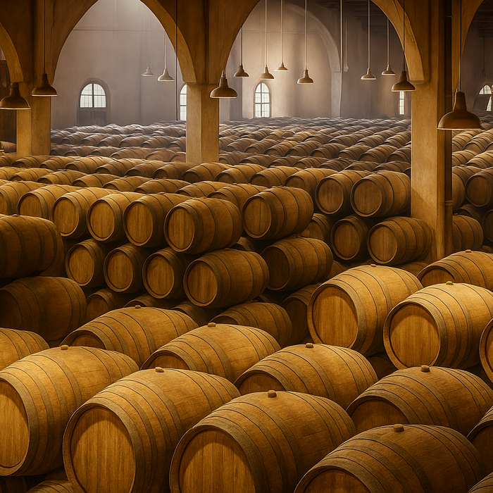 Shery fortified wine barrels