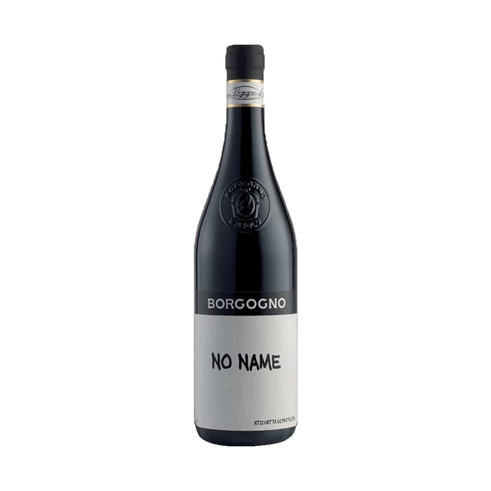 Bottle of Borgogno wine on a white background
