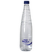 A clear plastic bottle of San Michel Still Pure Water with a dark blue cap and a white label with blue text, shown on a plain white background.