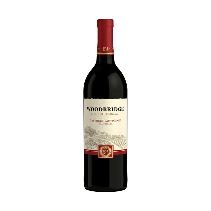 bottle of cabernet sauvignon red wine on white background