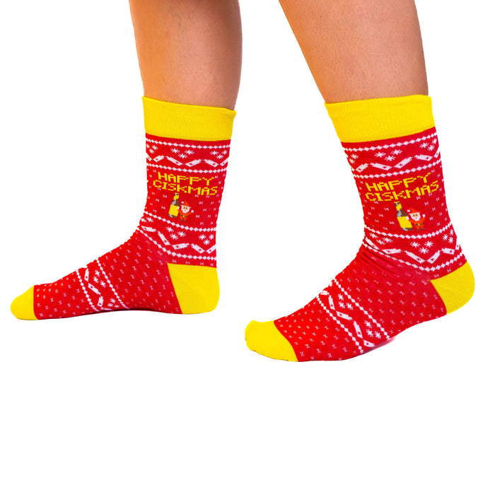 Cisk Christmas Socks Ciskmas Red 44-46