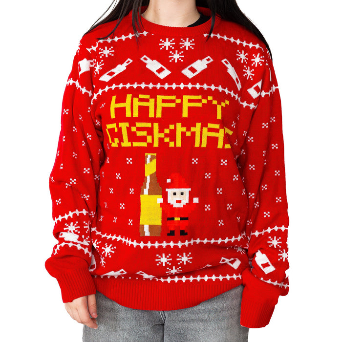 Cisk Christmas Sweater Ciskmas Red Large