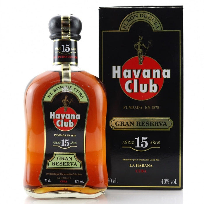 An image of a bottle of Havana Club 15 Años Gran Reserva