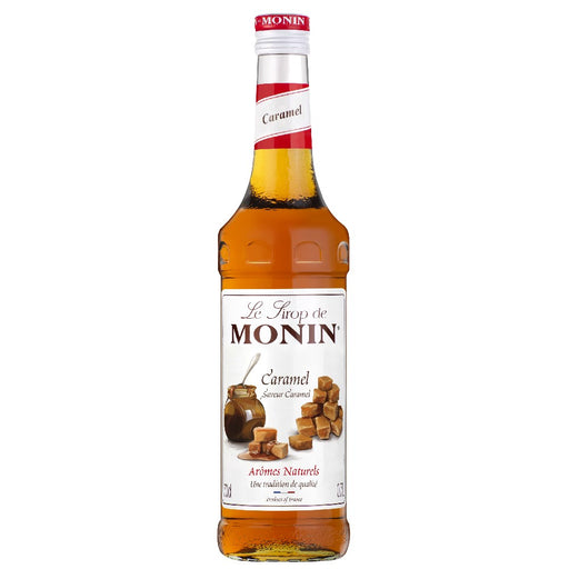An image of a bottle oof MONIN Caramel Syrup