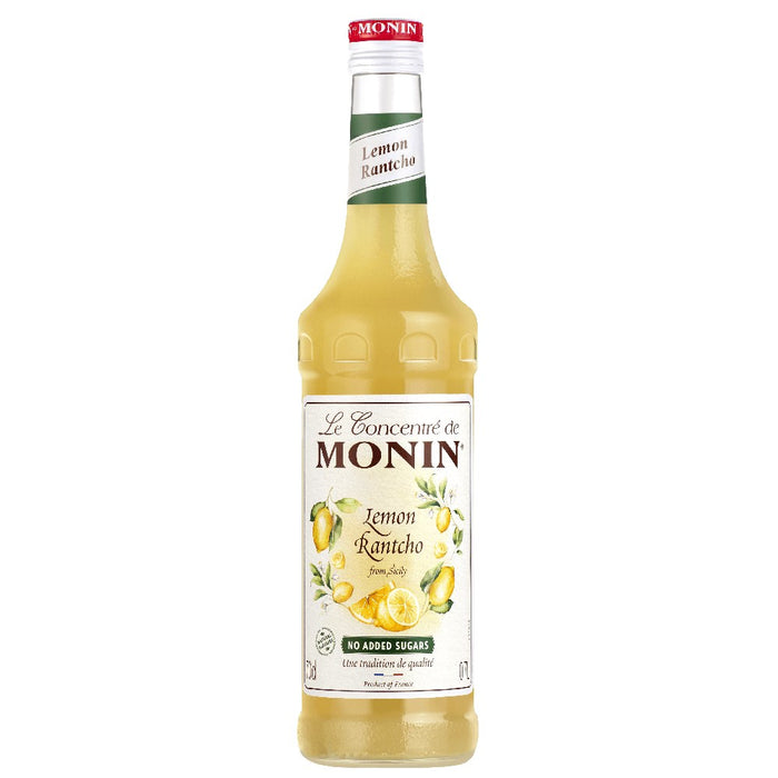 An image of a bottle of MONIN Lemon Rantcho Concentrate.