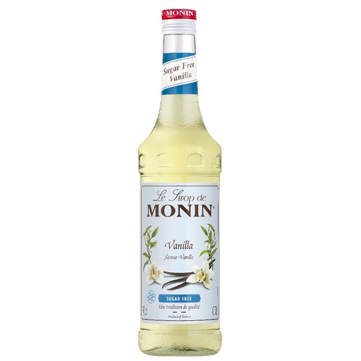 An image of a bottle of MONIN Sugar free Vanilla Syrup