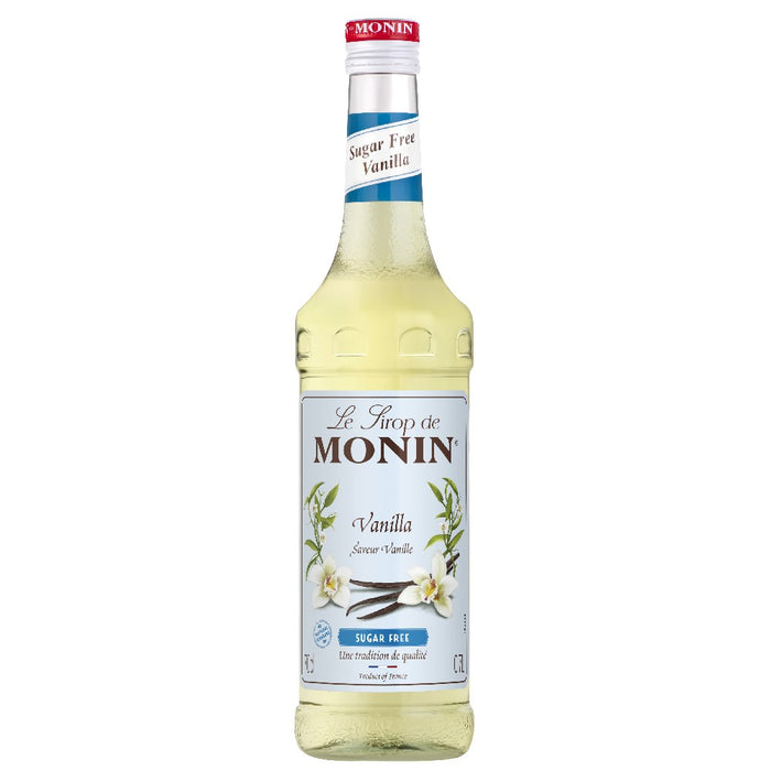 An image of a bottle of MONIN Sugar free Vanilla Syrup