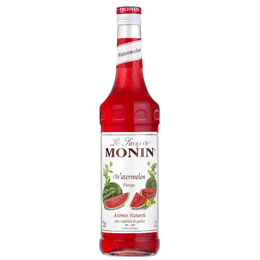 An image of a bottle of MONIN Watermelon Syrup.