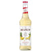 An image of a bottle of MONIN Yellow Banana Syrup.
