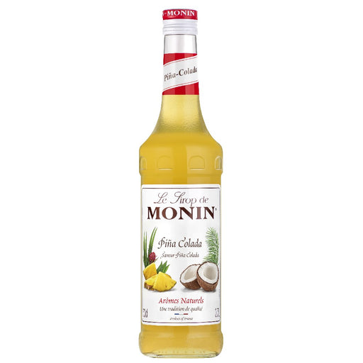 An image of a bottle showing Monin Piña Colada Syrup