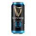 Guinness Draught 0.0% alcohol-free stout can on a white background