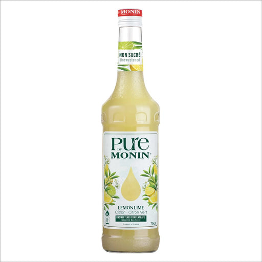 An image of a bottle of PURE by MONIN Lemon Lime