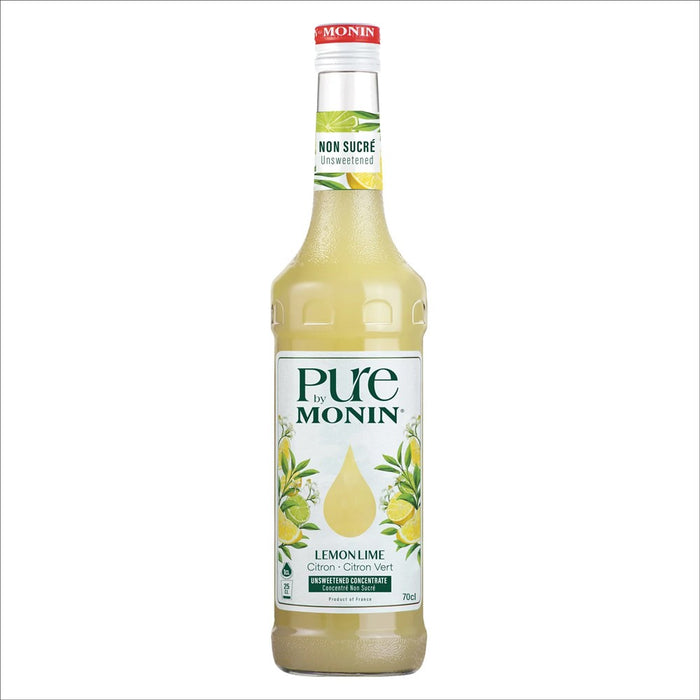 An image of a bottle of PURE by MONIN Lemon Lime