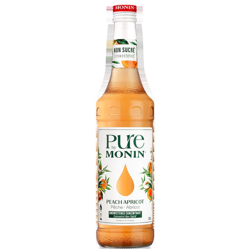An image of a bottle of PURE by MONIN Peach Apricot