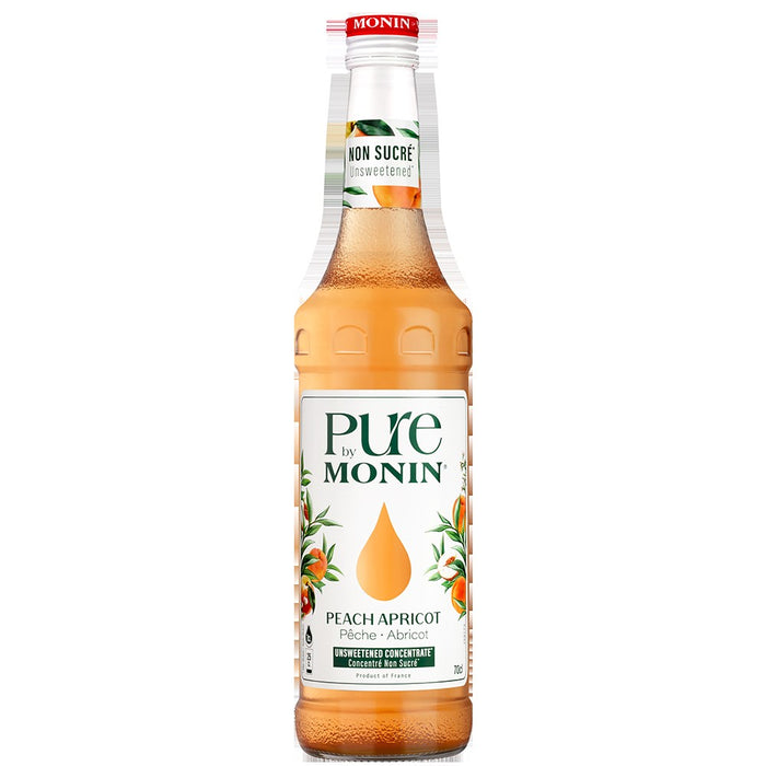 An image of a bottle of PURE by MONIN Peach Apricot